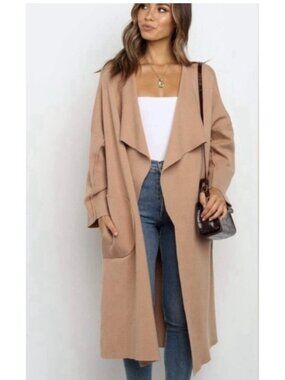 SNDYS REVOLVE TIA KNIT LONG CARDIGAN EX COND MED